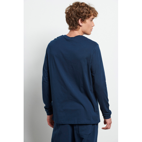 Ανδρική μακρυμάνικη μπλούζα  BODYTALK 1222-950626 μπλε Ανδρικά