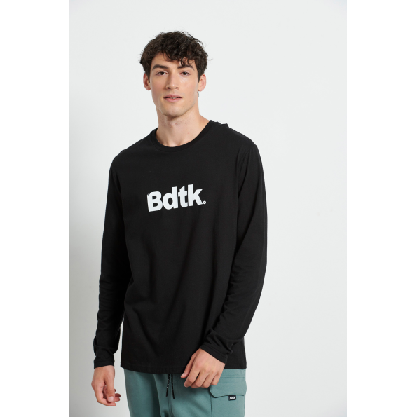 Ανδρική μακρυμάνικη μπλούζα  BODYTALK 1222-950626 μαύρο