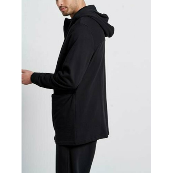 Ανδρική ζακέτα φούτερ BODYTALK 1222-953522 μαύρη Ανδρικά