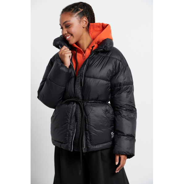 Γυναικείο puffer μπουφάν BODYTALK 1222-907529 μαύρο