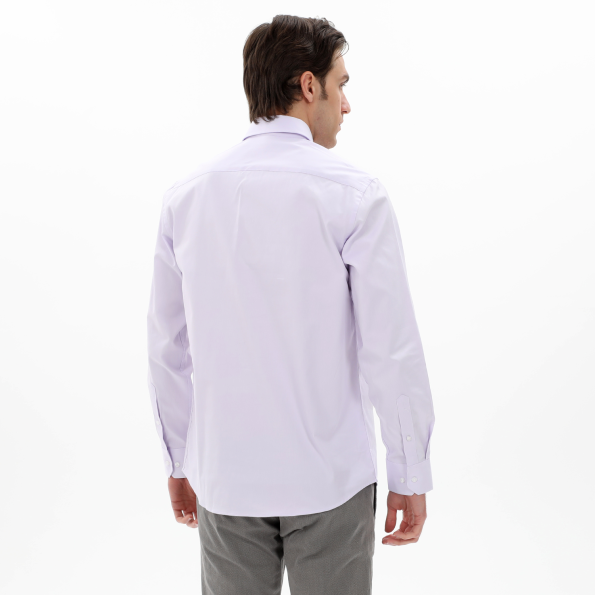 Ανδρικό πουκάμισο MARTIN & CO 223-52-1690 COMFORT FIT μοβ Ανδρικά