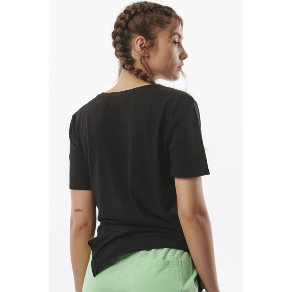 Γυναικείο t-shirt BODY ACTION 051321-01 μαύρο Γυναικεία