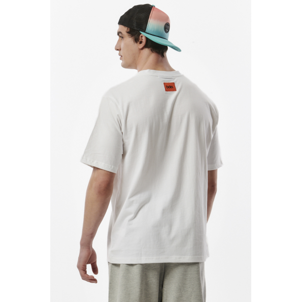 Ανδρικό t-shirt BODY ACTION 053321-01 λευκό Ανδρικά