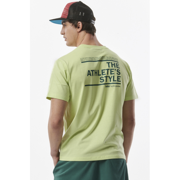 Ανδρικό t-shirt BODY ACTION 053323-01 πράσινο Ανδρικά