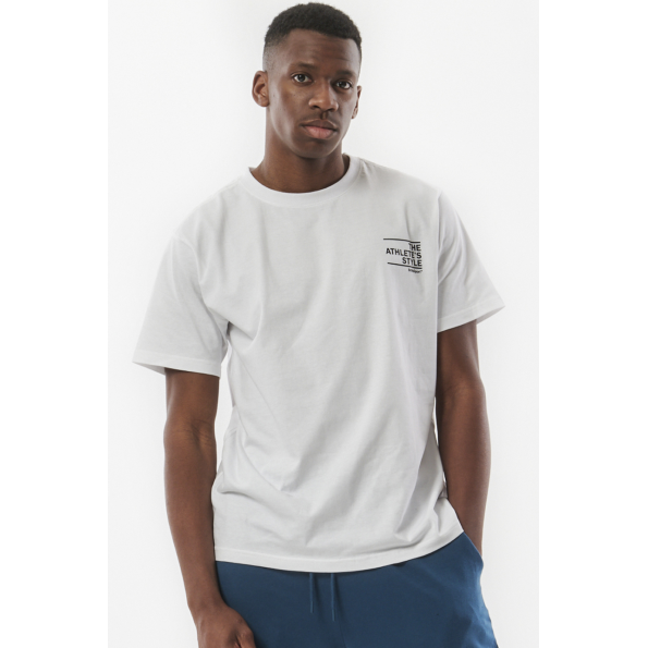 Ανδρικό t-shirt BODY ACTION 053323-01 λευκό