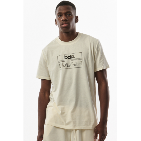 Ανδρικό t-shirt BODY ACTION 053325-01 εκρού