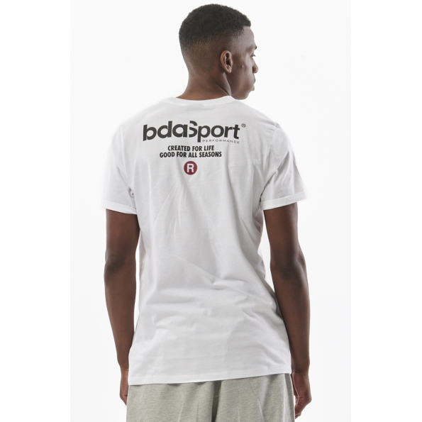 Ανδρικό t-shirt BODY ACTION 053326-01 λευκό Ανδρικά