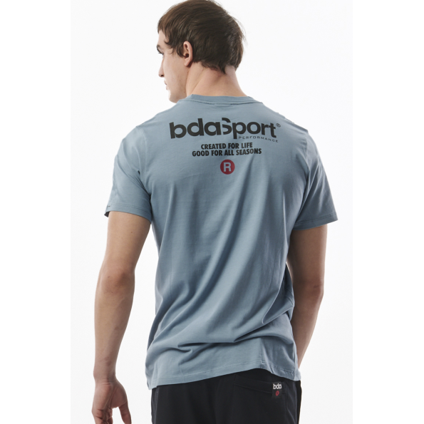Ανδρικό t-shirt BODY ACTION  053326-01 μπλε Ανδρικά