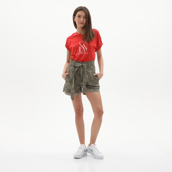 Γυναικείο t-shirt ATTRATTIVO 9916008 πορτοκαλί Γυναικεία
