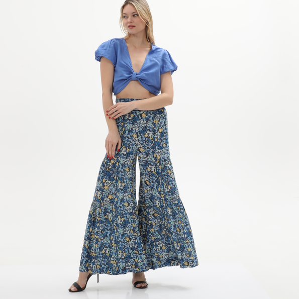 Γυναικείο cropped top ATTRATTIVO 9916267 μπλε μωβ Γυναικεία