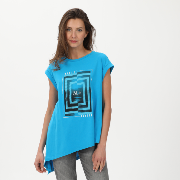 Γυναικείο t-shirt ALE 8916590 τιρκουάζ