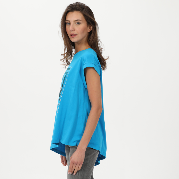 Γυναικείο t-shirt ALE 8916590 τιρκουάζ Γυναικεία