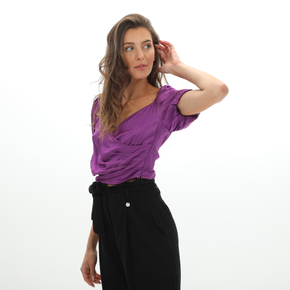 Γυναικείο top ALE 81630355 μοβ Γυναικεία