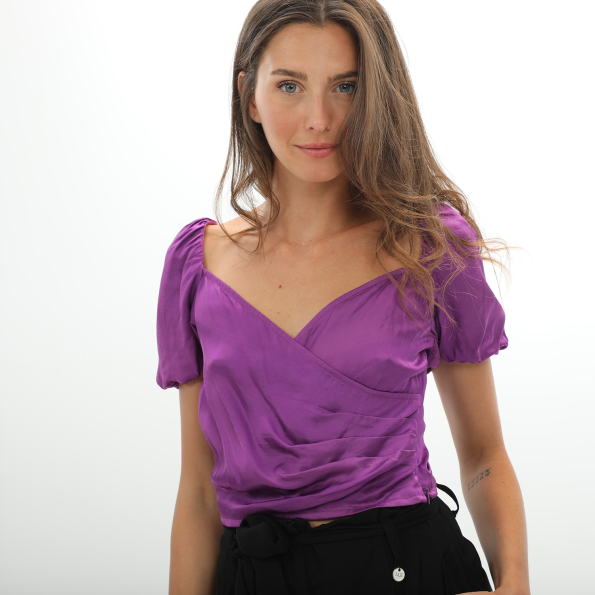 Γυναικείο top ALE 81630355 μοβ Γυναικεία