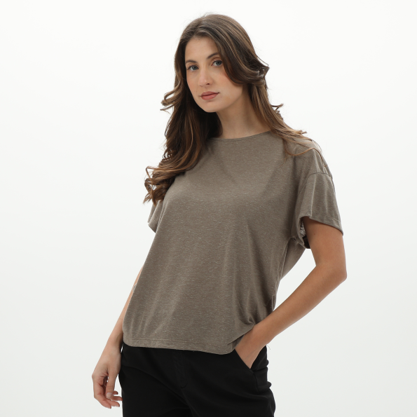 Γυναικείο t-shirt ALE 81712404 μπεζ