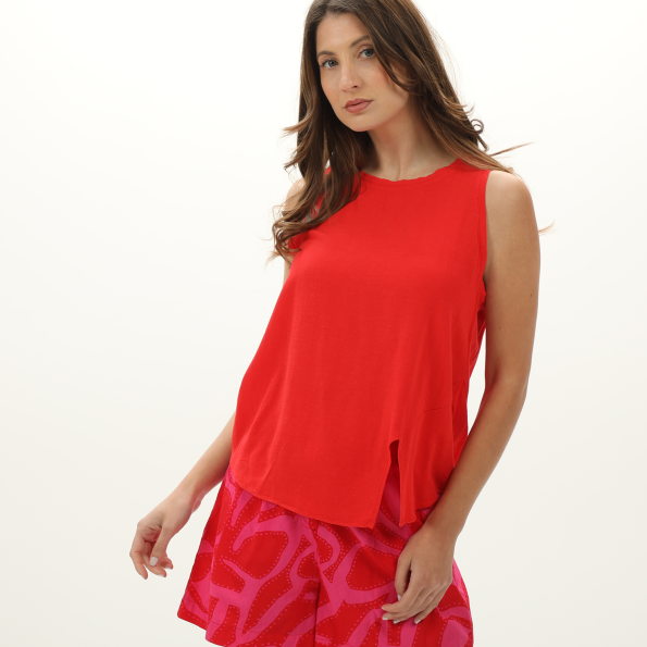 Γυναικείο top ALE 81149329 κόκκινο