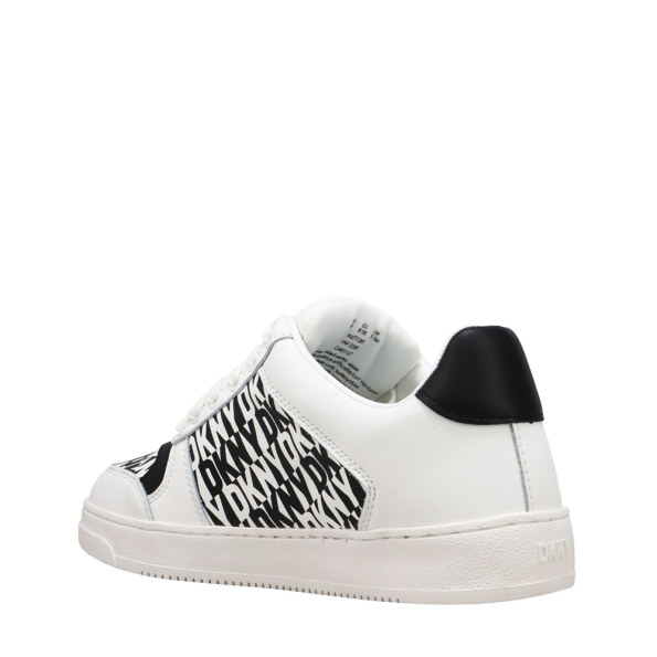 Γυναικεία sneakers DKNY K4271369 ODLIN λευκά μαύρα Γυναικεία