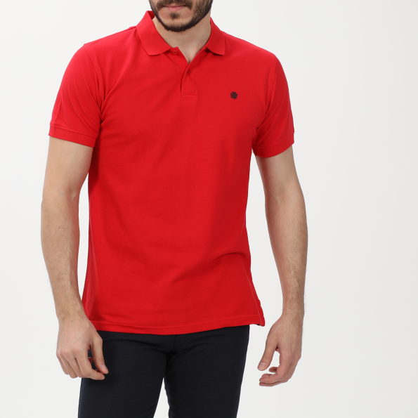 Ανδρική polo μπλούζα DORS 1134101.C01 κόκκινη