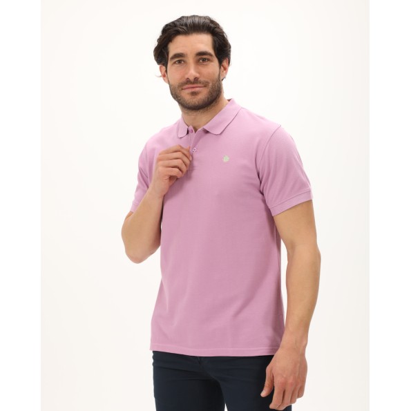 Ανδρική polo μπλούζα DORS 1134101.C02 ροζ