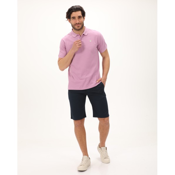 Ανδρική polo μπλούζα DORS 1134101.C02 ροζ