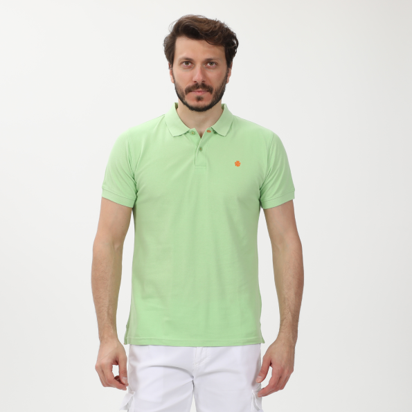 Ανδρική polo μπλούζα DORS 1134101.C03 πράσινη