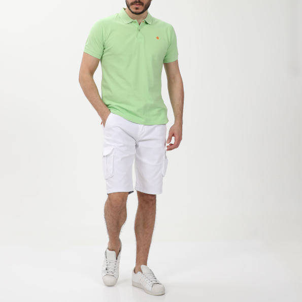 Ανδρική polo μπλούζα DORS 1134101.C03 πράσινη Ανδρικά