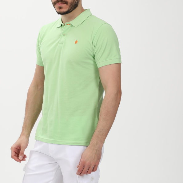 Ανδρική polo μπλούζα DORS 1134101.C03 πράσινη Ανδρικά