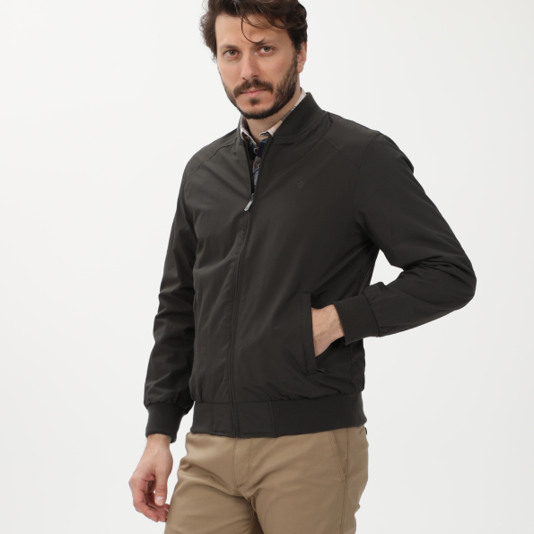 Ανδρικό bomber jacket διπλής όψης DORS 3034002.C02 μπεζ χακί Ανδρικά
