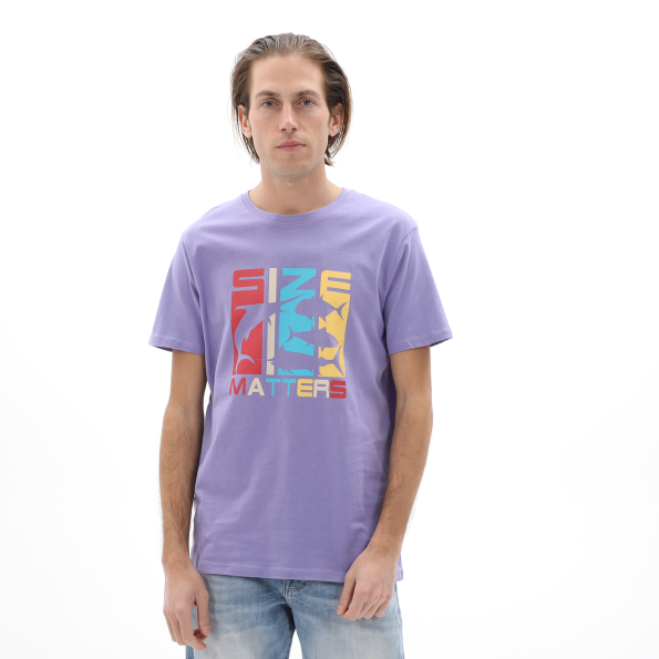 Ανδρικό t-shirt BATTERY 21231134 μωβ