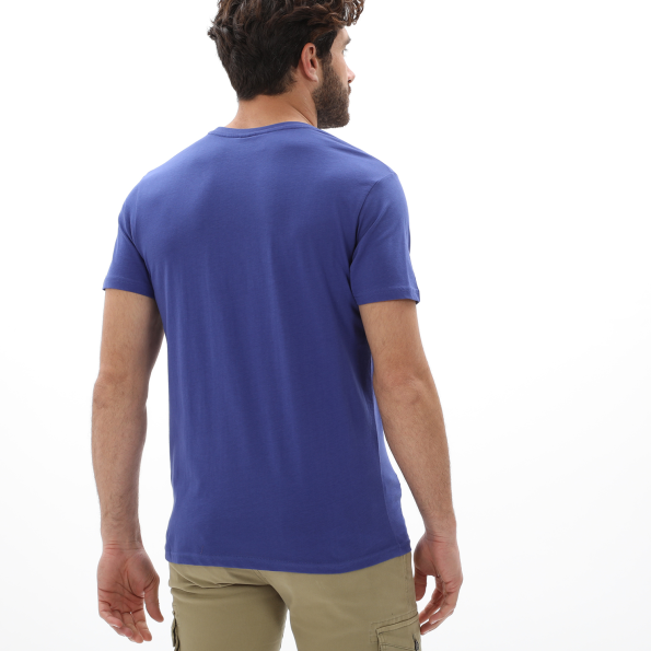 Ανδρικό t-shirt BATTERY 21231134 μπλε μωβ Ανδρικά