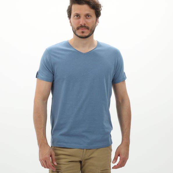 Ανδρικό t-shirt BATTERY 21D9079221 μπλε