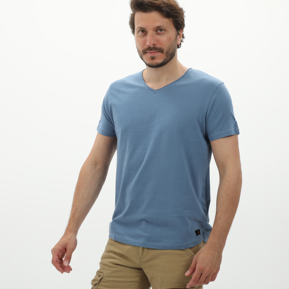 Ανδρικό t-shirt BATTERY 21D9079221 μπλε Ανδρικά