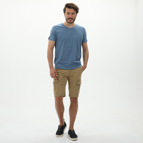 Ανδρικό t-shirt BATTERY 21D9079221 μπλε Ανδρικά