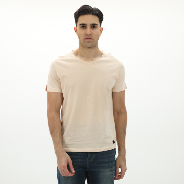 Ανδρικό t-shirt BATTERY 21D9079221 μπεζ