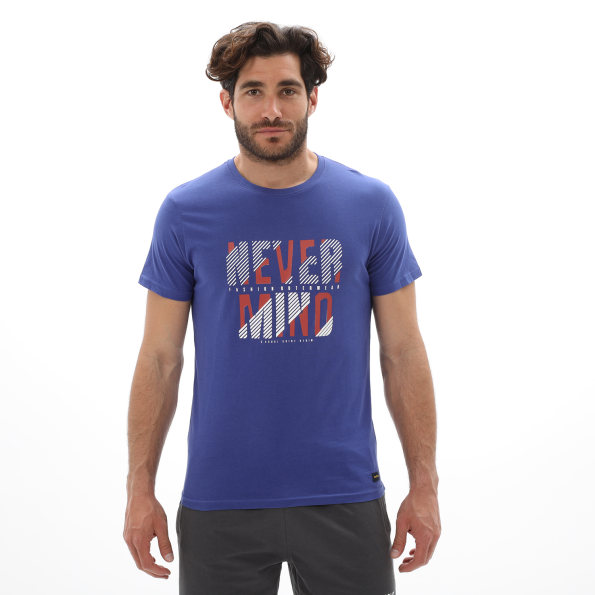 Ανδρικό t-shirt BATTERY 21231155 μπλε