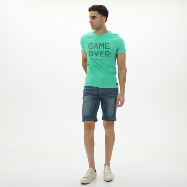 Ανδρικό t-shirt BATTERY 21231145 πράσινο Ανδρικά