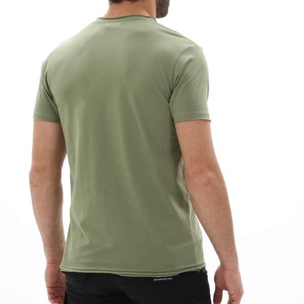 Ανδρικό t-shirt BATTERY 21D9081221 χακί Ανδρικά