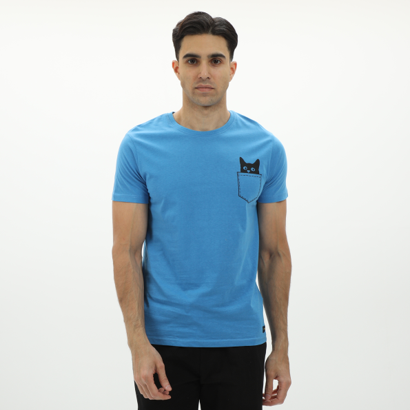 Ανδρικό t-shirt BATTERY 21231147 μπλε