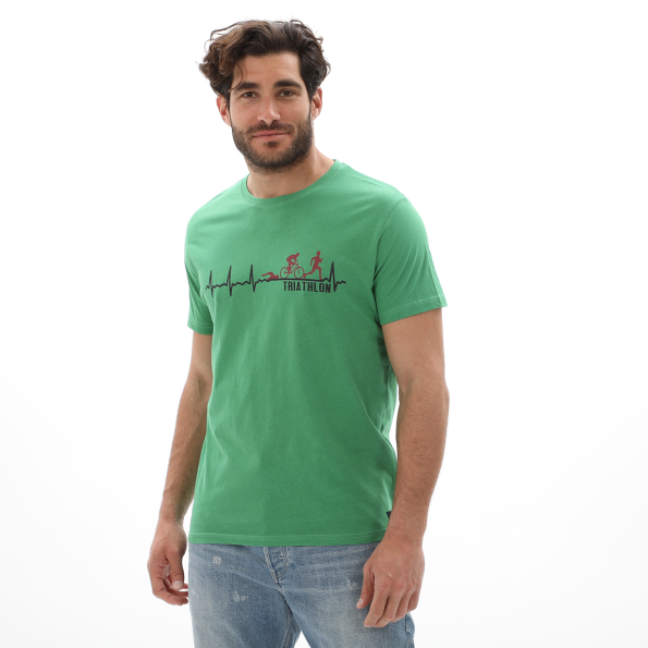 Ανδρικό t-shirt BATTERY 21231148 πράσινο Ανδρικά