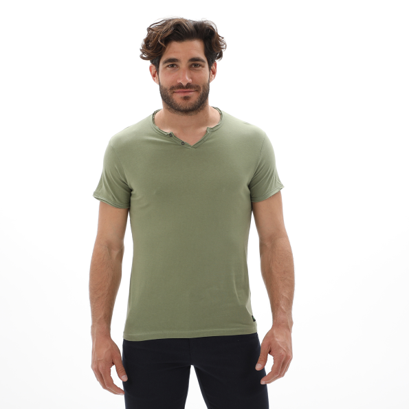 Ανδρικό t-shirt GREENWOOD 21D9089221 πράσινο