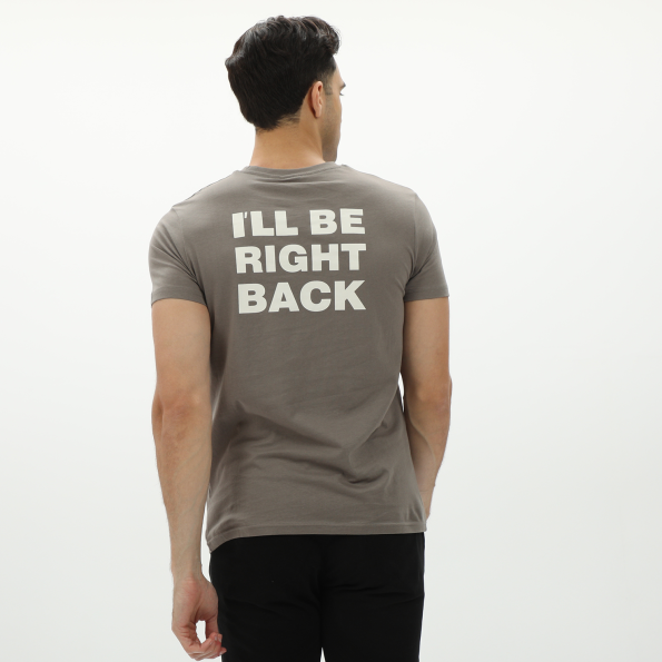 Ανδρικό t-shirt RUN 21D9100221 γκρι Ανδρικά