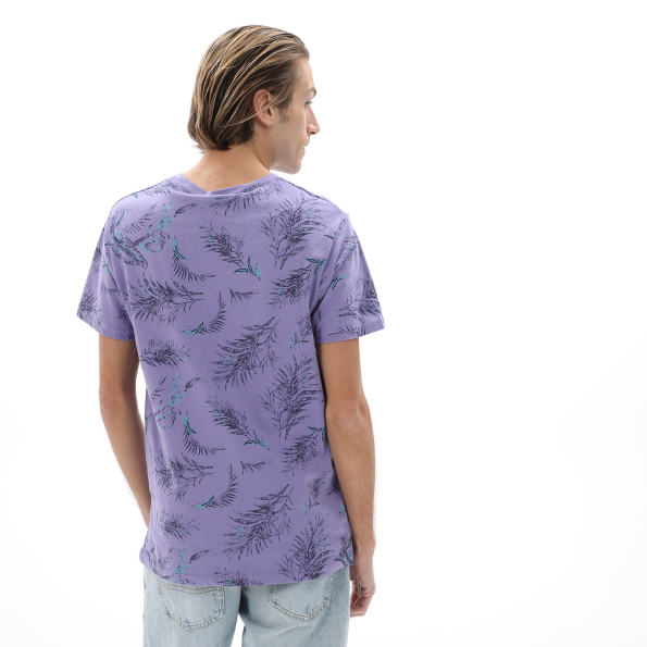 Ανδρικό t-shirt BATTERY 21231158 μοβ Ανδρικά