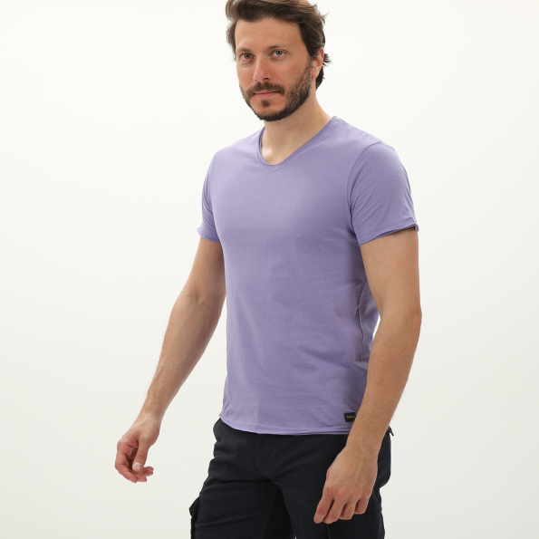 Ανδρικό t-shirt BATTERY 21231161 μοβ Ανδρικά