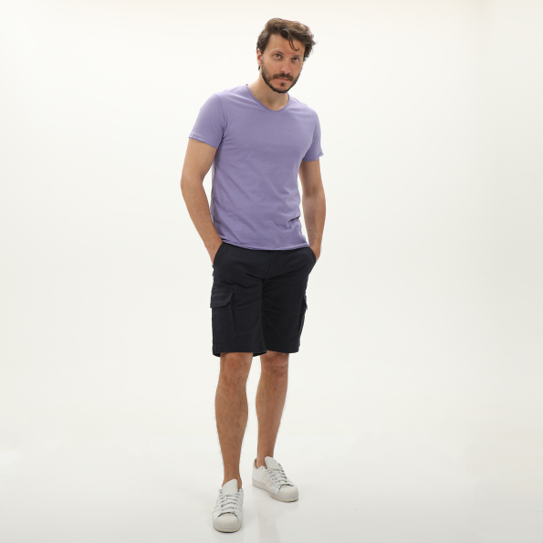 Ανδρικό t-shirt BATTERY 21231161 μοβ Ανδρικά