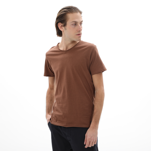 Ανδρικό t-shirt BATTERY 21231161 καφέ Ανδρικά