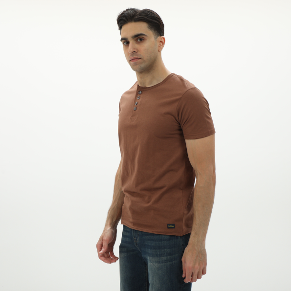Ανδρικό t-shirt BATTERY 21231162 καφέ Ανδρικά