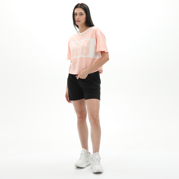 Γυναικεία μπλούζα UGG 1136881 Jordene Colorblocked λευκό ροζ