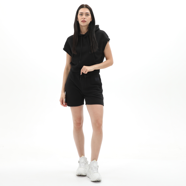 Γυναικεία κοντομάνικη φούτερ μπλούζα UGG 1136831 Jessikah Sleeveless μαύρη