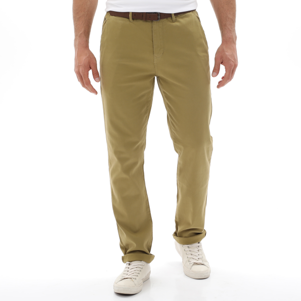 Ανδρικό chino παντελόνι DORS 2032001.C12 λαδί