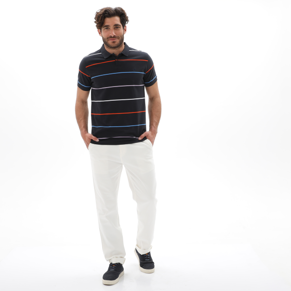 Ανδρική polo μπλούζα DORS 1132008.C01 μπλε Ανδρικά